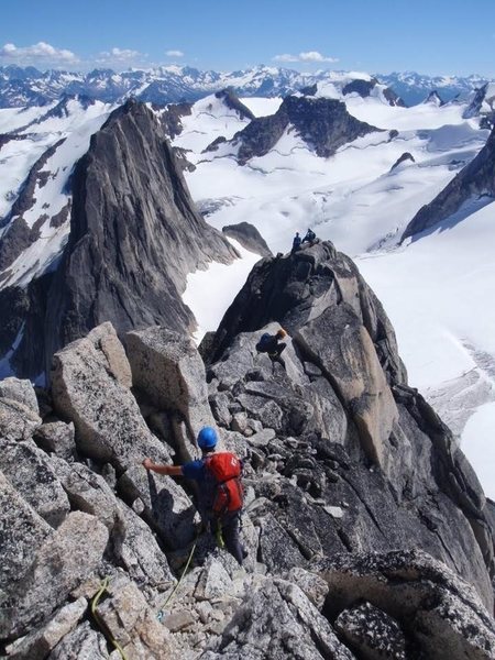 Climbing the Kain Route, Bugaboo Spire, Canadian Rockies