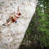 Climber: Ben Crawford<br>
Photo: Max Owens