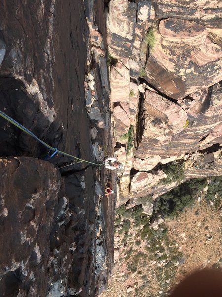 Climbers following the crack pitch.<br>
<br>
License: CC-BY-4.0 (please reuse as much as you want but with attribution)