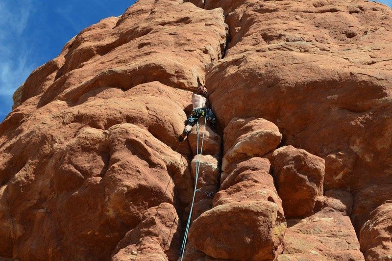 Owl rock, Arches NP. Desert season 2015. Photo by Finn