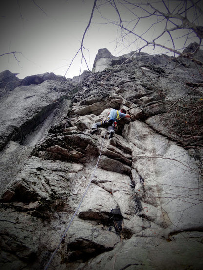 Chuck Drew on "Plumbago" 5.10a.