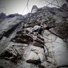 Chuck Drew on "Plumbago" 5.10a.