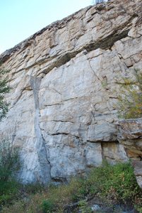 Left side of Foreplay Cliff