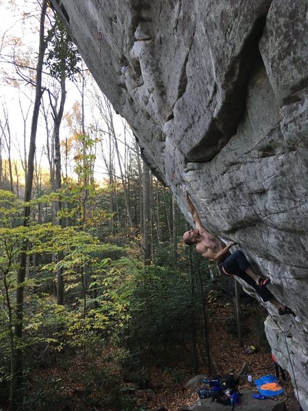 "One For The Gipper" 5.13c