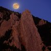 Moon set over the 3rd Flatiron.