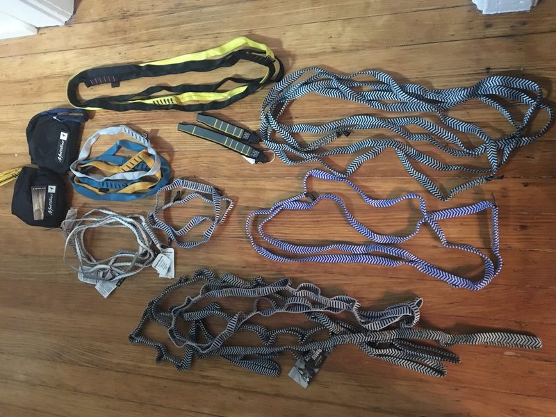 assorted slings/runners