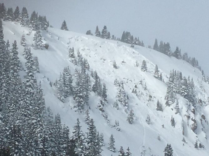 This is a skier triggered avalanche on Berthoud Pass in the Front Range zone on 12-11-2016. This was the group's second lap on the same slope. The first rider skied the path without incident. The second rider made three to four turns and the slope released. The skier was able to exit the avalanche without injury. The avalanche is classified as SS-ASu-R2-D2-G.