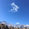 Lone Pine pk. & Mt Whitney above the Hills