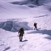 crossing the Robson Glacier 92.