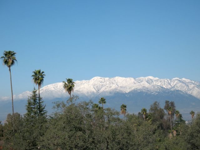 San Gabriel Mountains after a storm, Angeles National Forest