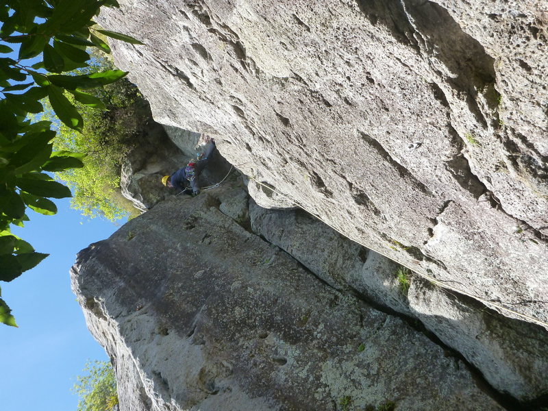 Climbing at K1 crag