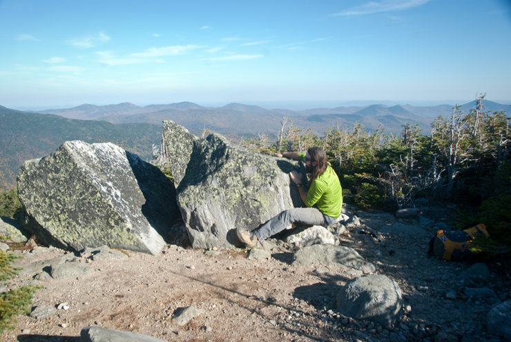 Pebble wrastlin on Mt Washington, NH. hahahaha