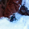 Lowe smiling his way up pitch two of Hidden Haven 2017.