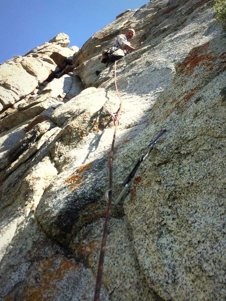 First ascent of "Horatio Hornslinger"