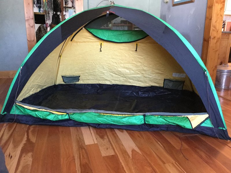 A look inside. 33 square feet.
