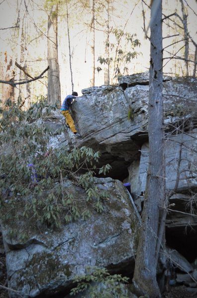 Elijah Kiser topping out "Down For The Count"