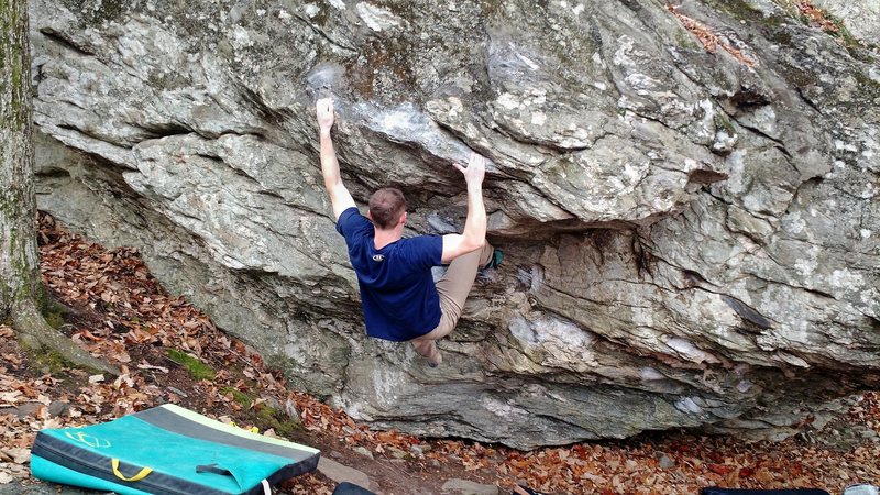 Bill getting into the topout