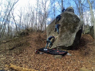 Bouldering in Gettysburg, South Central PA
