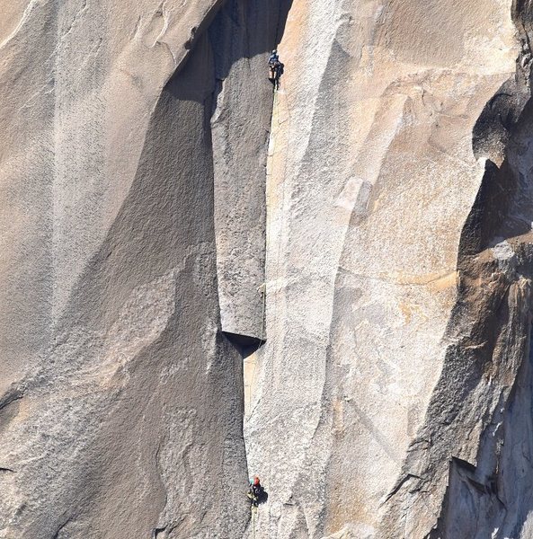 Rock Climb Tribal Rite, Yosemite National Park