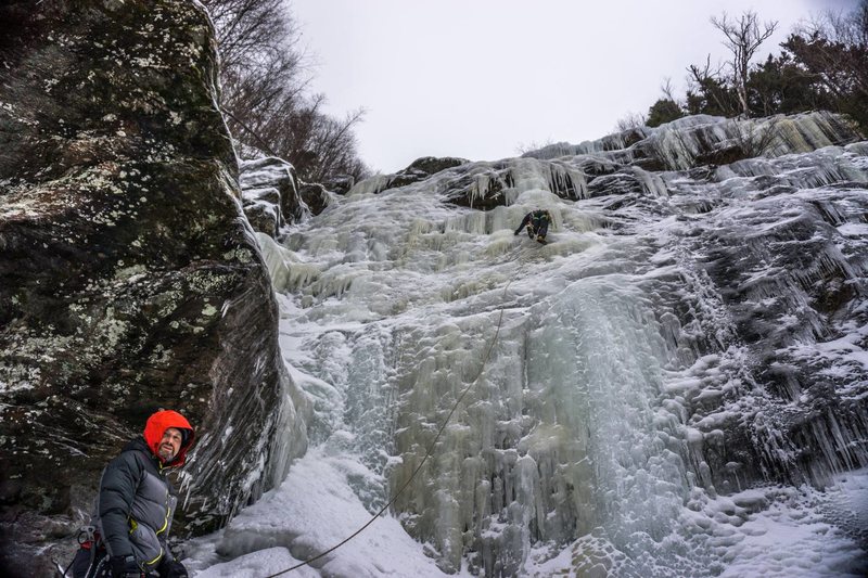 Matt leading (soloing?) the main flow.