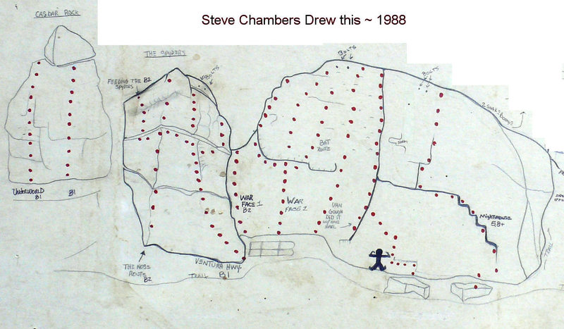 Drawing of Feeding the Spyders location. Will also add photos.