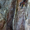 Jaron Moss and Robin Perkins getting their climb on. 