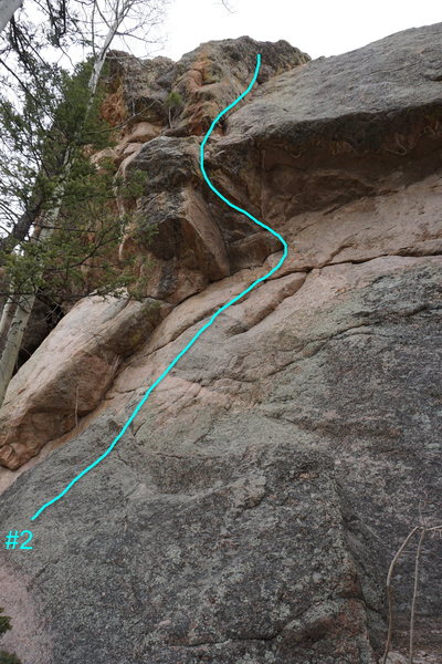 Topo of route #2.