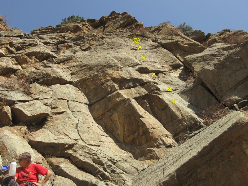 Thinning the Herd.<br>
BTW, that's the Skimbleshanks' finish on the arete in the center skyline.