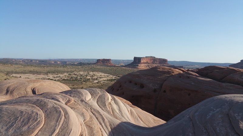 View from the summit towards Monitor and Merrimac