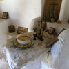 Inside the tiny church on the north side Telendos