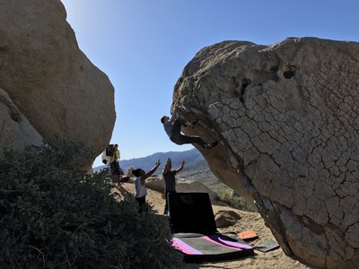 Working the upper section of the Hero Roof on April 30th, 2017.
