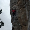 Tony at the crux of EOF...photo 3 of sequence.