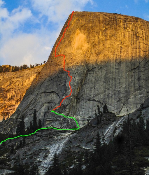Rock Climb North Face (Pegasus 5.12), Yosemite National Park