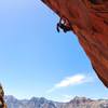 Capturing the angle and view of this beautiful climb.