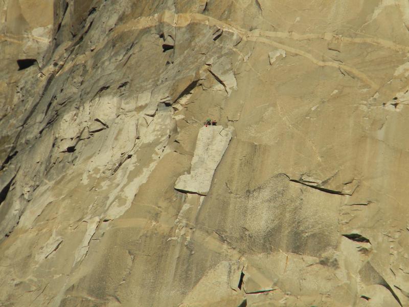 Climbers on Boot Flake