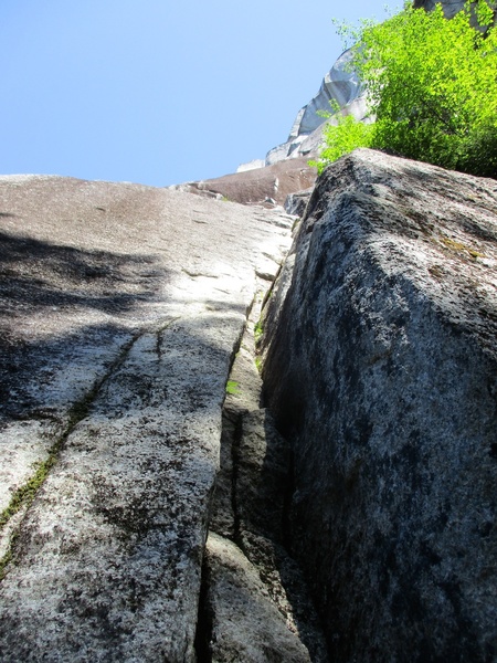 The 5.7 crack of Pitch 1 of The Great Drain.