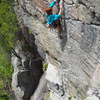 P2 of North Country for Old Men (5.11a), Devil's Washdish.