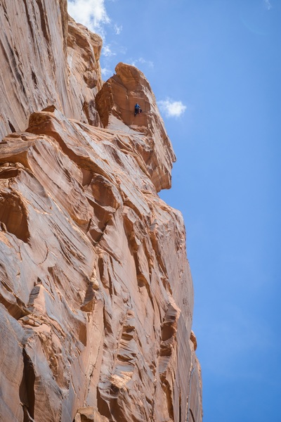 On the last pitch bolt ladder