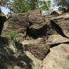 The Quarry. One of the main features on the cliff.