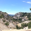 Hints of the impeccable granodiorite domes around Bear River Reservoir, CA.