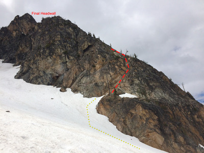 The entire ridge as see from the East.