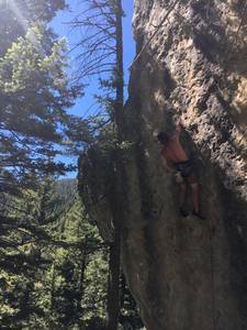 Ignition around 11:30 a.m. Doesn't get too much sun through the day.