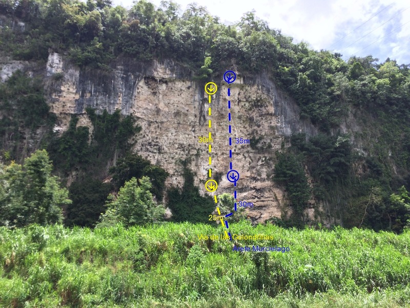 The River Wall, carved out by the mighty Rio Manati in Ciales, Puerto Rico