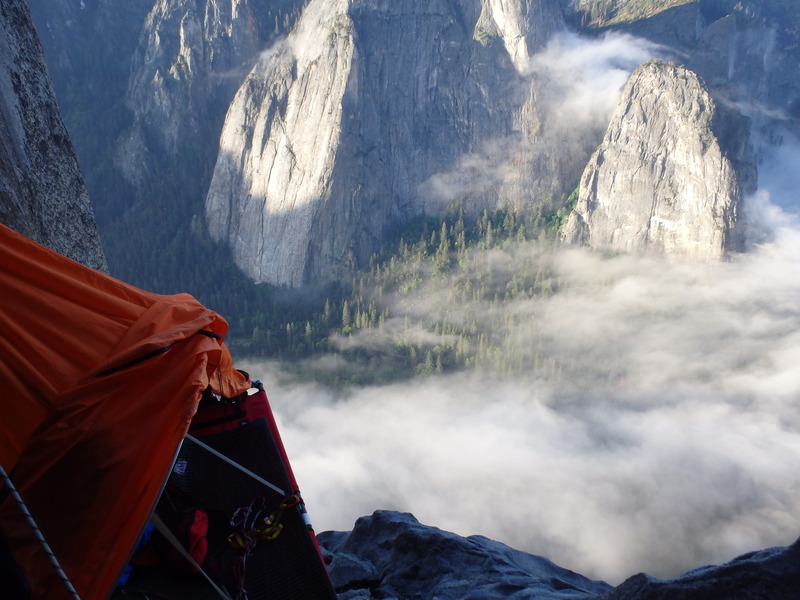 Alcove rest day. Rain and snow the night before. So beautiful. Best bivy anywhere.