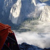 Alcove rest day. Rain and snow the night before. So beautiful. Best bivy anywhere.