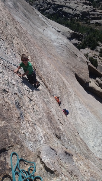 Axel, Lucas and Janelle crusting Pitch 2.