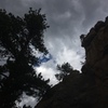 A climber pulling the final moves on Leyechen.