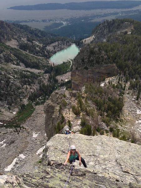 Looking down from a few pitches up.