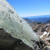 Serpentine boulder ledge