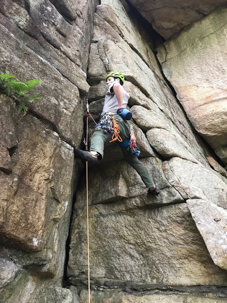 Climbing Triple Tier Notch, Peterskill